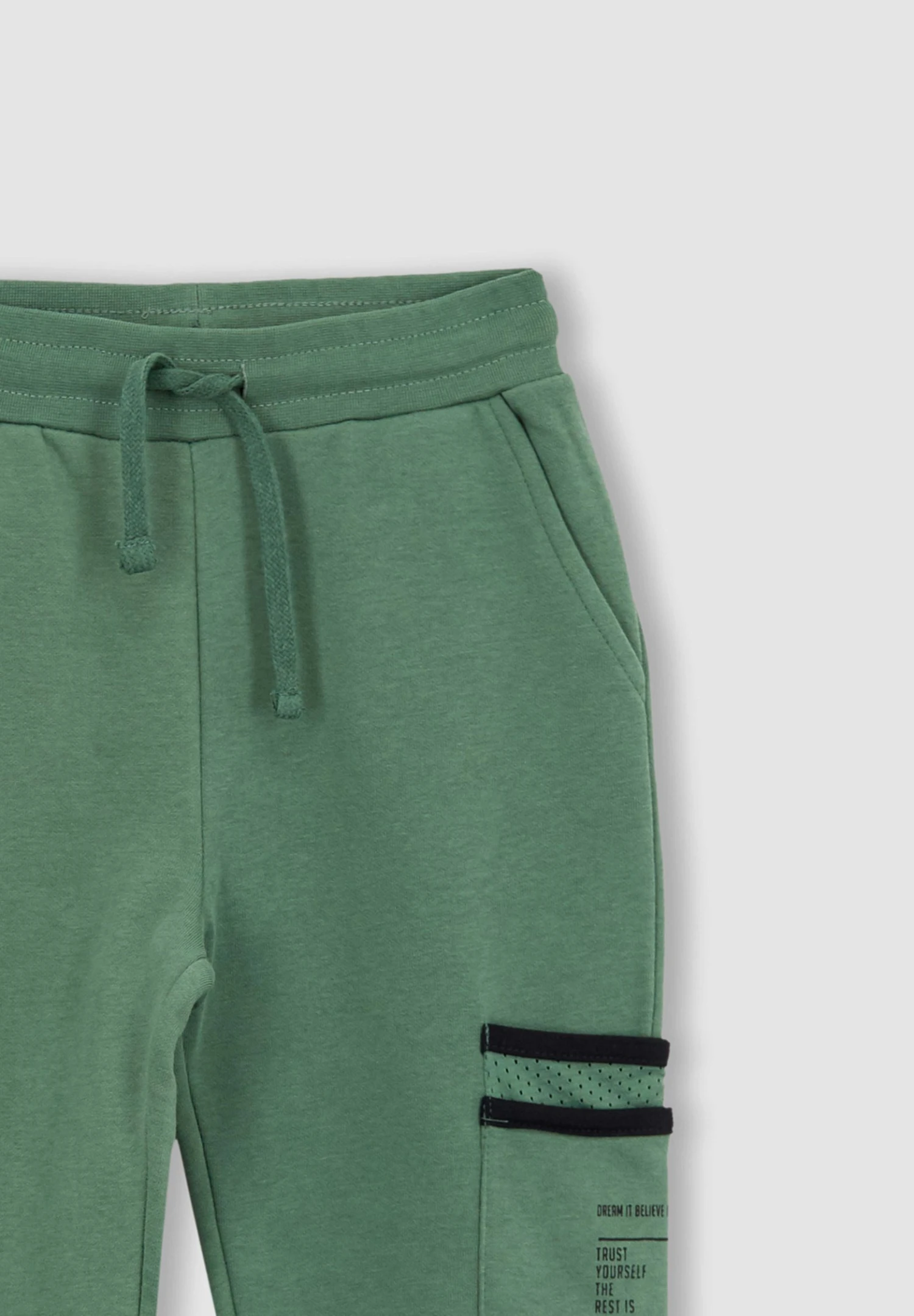 DeFacto Regular Fit- Pantalones Deportivos - Green - Imagen 3