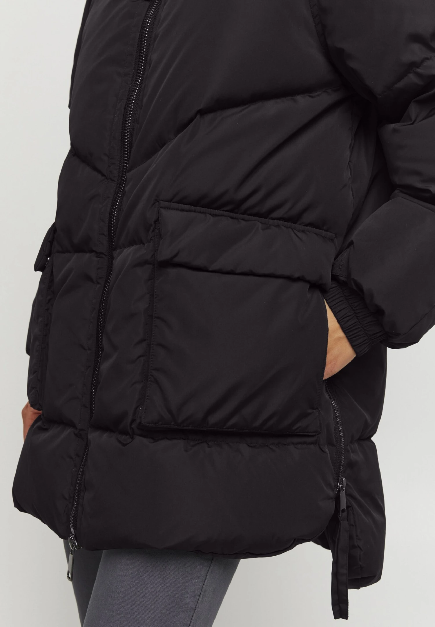 B.young Bycristel - Abrigo De Plumas - Black - Imagen 5