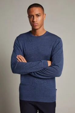 Matinique Margrate Merino - Jersey De Punto - Vintage Blue