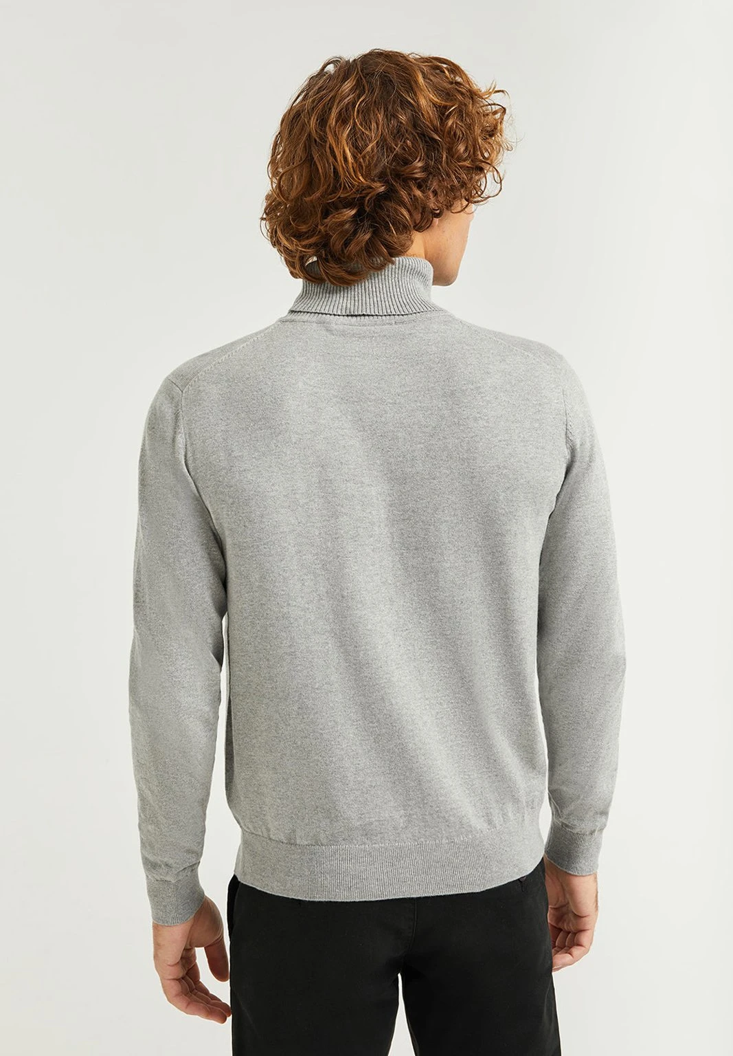 POLO CLUB Mit Rollkragen - Jersey De Punto - Grey Vigore - Imagen 3