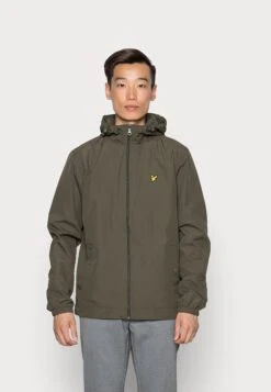 Lyle & Scott Through Hooded - Chaqueta Fina - Olive
