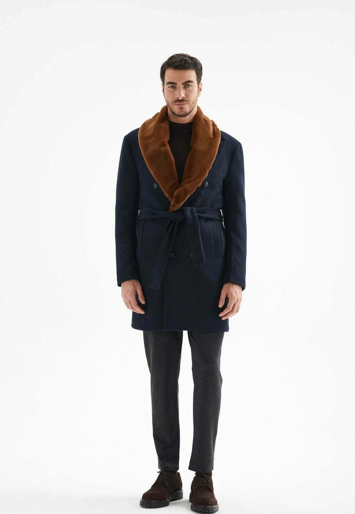 Abrigo De Invierno - Navy Blue - Imagen 5