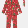 Boys Christmas Trees Stars Set - Disfraz - Red