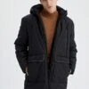 DeFacto Regular Fit - Abrigo De Invierno - Black