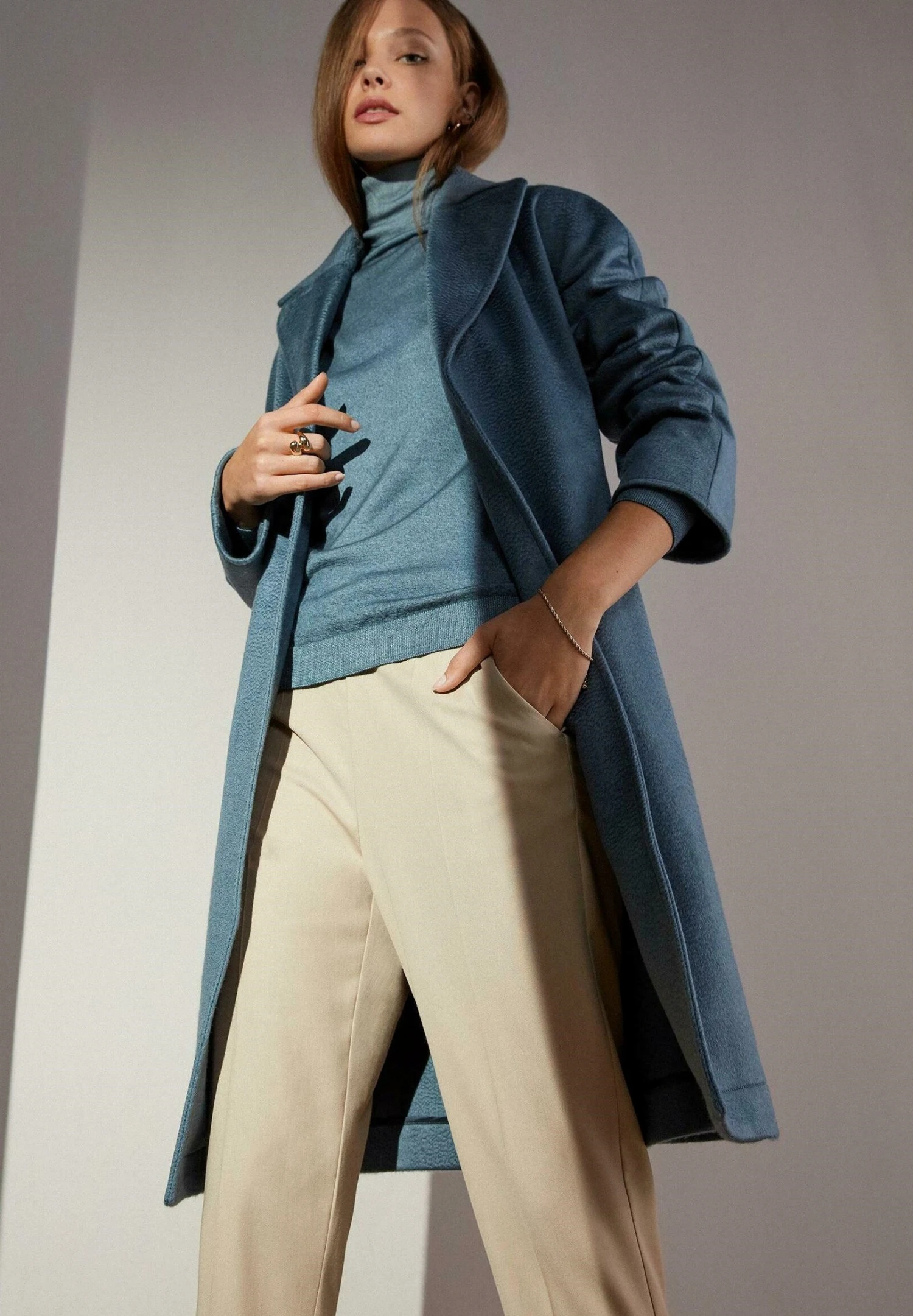 Wendemantel Zibeline - Gabardina - Piombo - Imagen 4