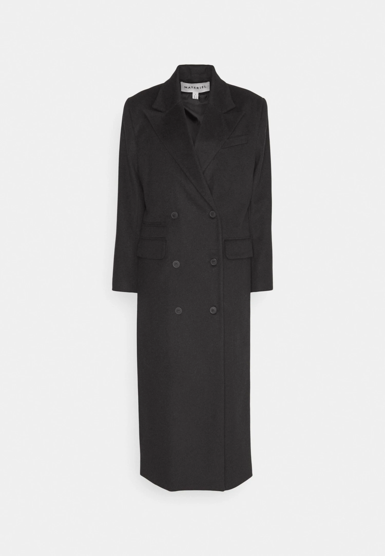 Materiel Maxi Coat Slits - Abrigo Clásico - Deep Brown - Imagen 9