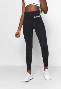 DKNY High Waisted Seamless - Medias - Black