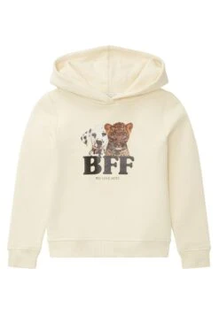 Tom Tailor Mit Motivprint - Jersey Con Capucha - Light Almond