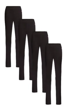 WE FASHION 4-Pack - Leggings - Black