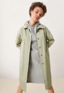 QS By S.Oliver Manteau - Gabardina - Light Green