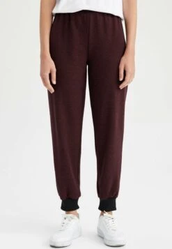 DeFacto Regular Fit- Pantalones Deportivos - Bordeaux