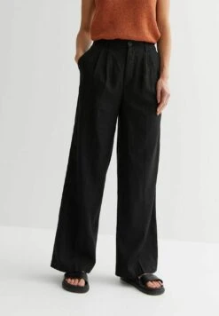 Blend Formal Wide Leg - Pantalones - Black