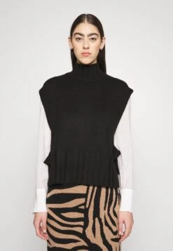 CHINTI & PARKER Tie Vest - Poncho - Black