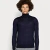 SAMSØE SAMSØE Flemming Turtle Neck - Jersey De Punto - Night Sky