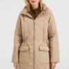 WE FASHION Dessin - Abrigo De Invierno - Beige