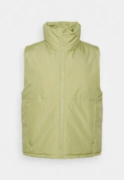 WEEKDAY Billy Puffer Vest - Chaleco - Avocado