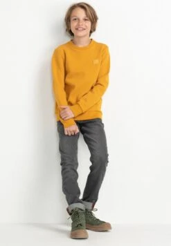 Petrol Industries Lightly Stitched Structure - Sudadera - Mineral Yellow