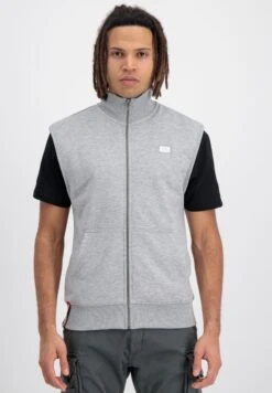 Alpha Industries X-Fit Collar- Chaleco - Grey Heather