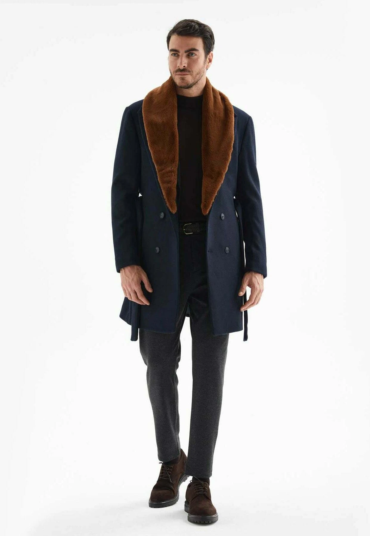 Abrigo De Invierno - Navy Blue - Imagen 2