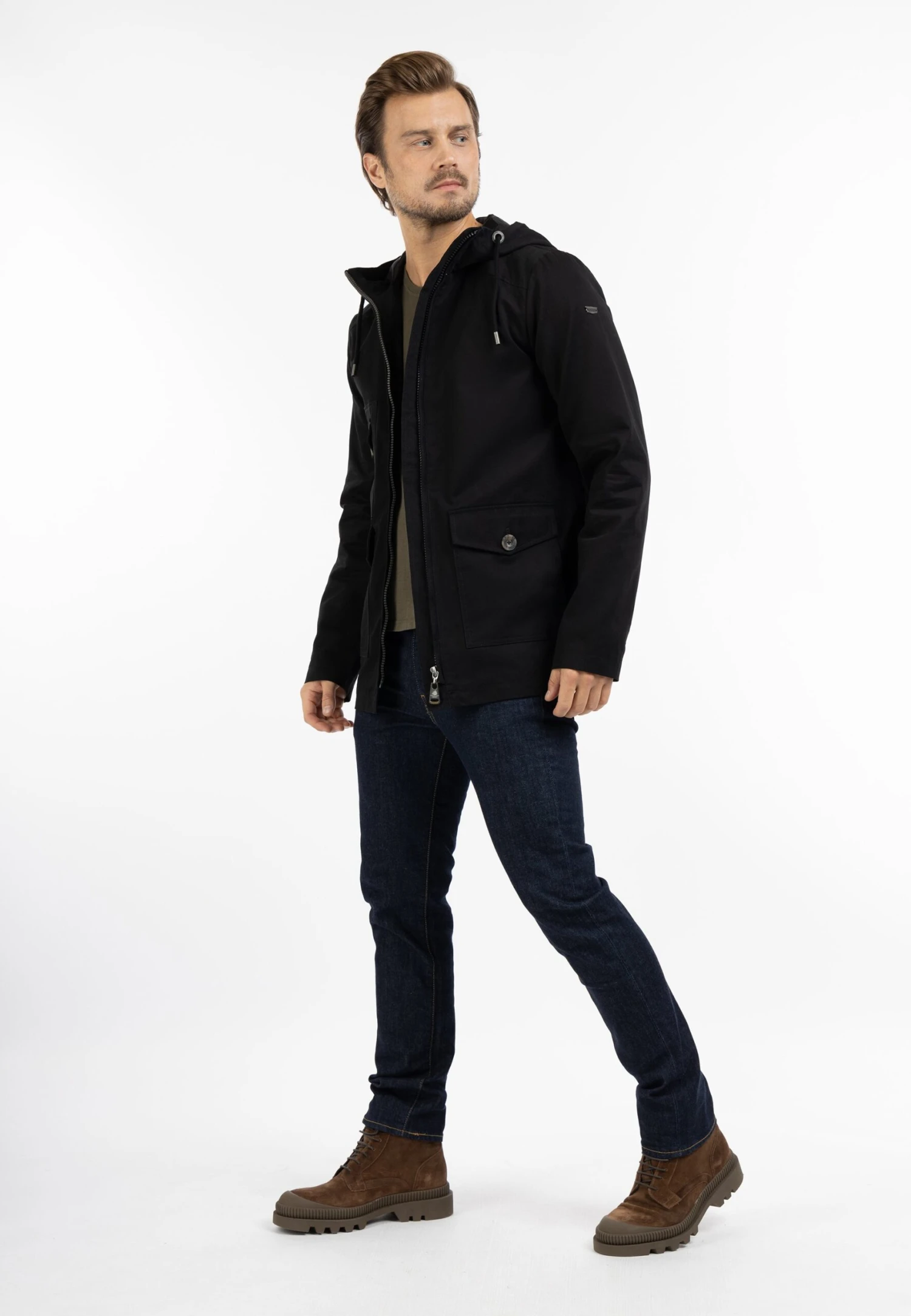 Dreimaster Chaqueta Fina - Schwarz - Imagen 2