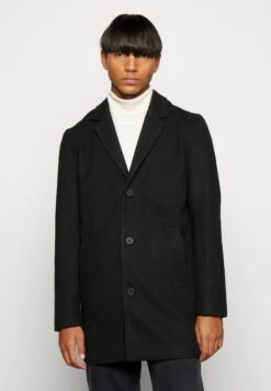 Jack & Jones Jjtoby Coat - Abrigo Corto - Black