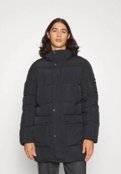 Calvin Klein Crinkle Longlength - Abrigo De Invierno - Black