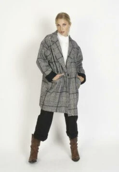 De Cuadros - Abrigo Clásico - Black