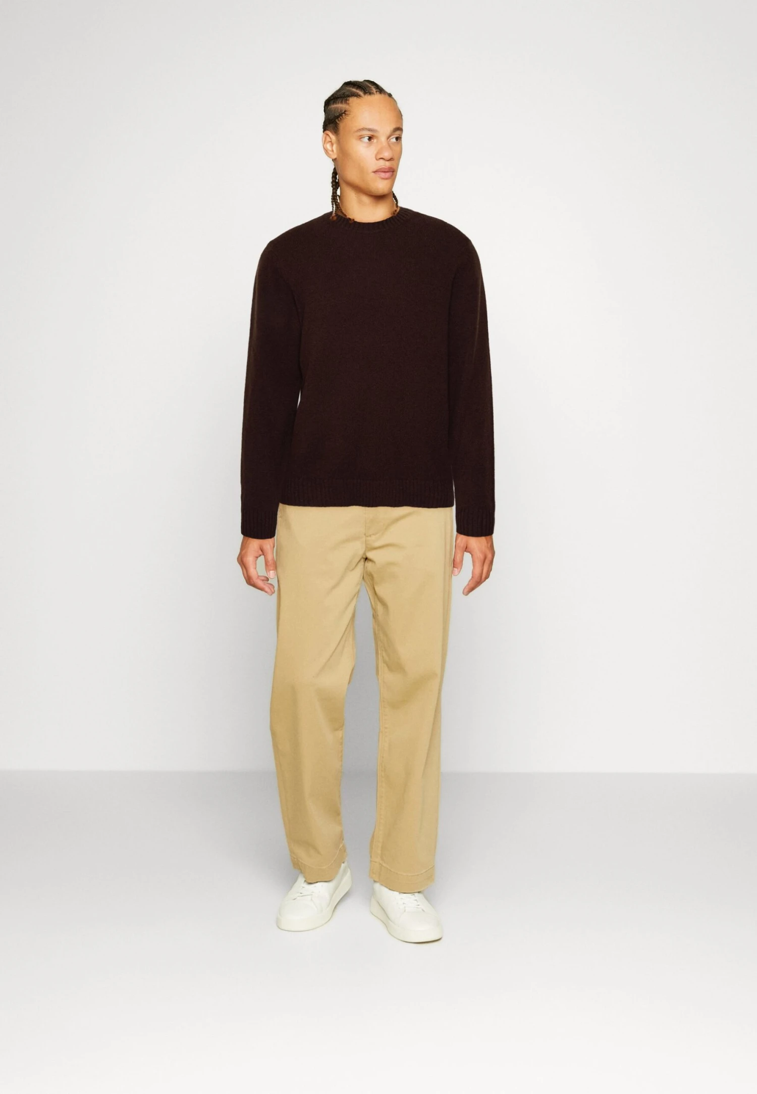 SAMSØE SAMSØE Sylli Crew Neck - Jersey De Punto - Mole - Imagen 2