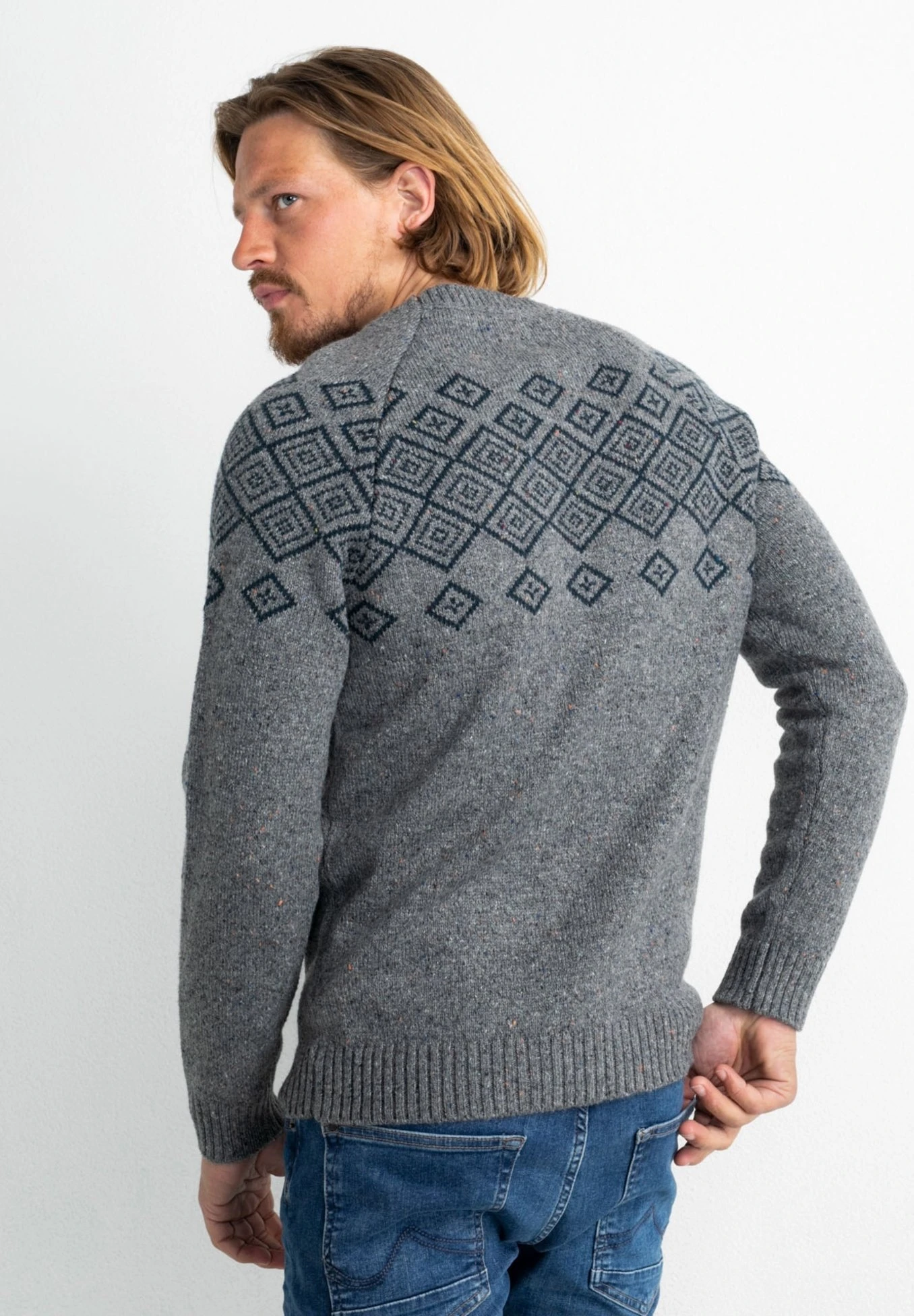 Petrol Industries Pullover - Jersey De Punto - Light Slate Melee - Imagen 2