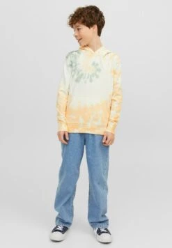Jack & Jones Jorcopenhagen Tie Dye Jnr - Jersey Con Capucha - Cloud Dancer