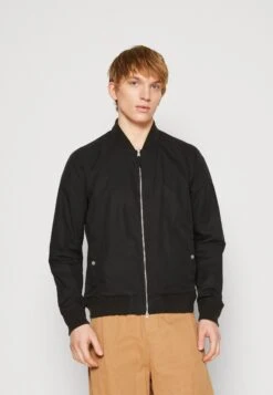 AllSaints Reversible Bassett Bomber - Chaquetas Bomber - Balck/Ash Khaki