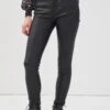 Mit Nieten - Pantalones - Denim Noir Enduit