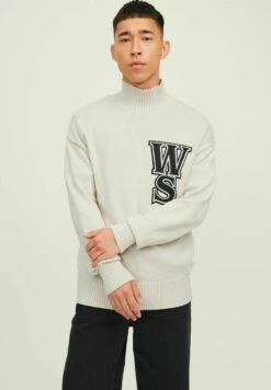 Jack & Jones High Neck - Jersey De Punto - Moonbeam
