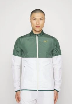 Mizuno Printed Jacket - Cortaviento - Pineneedle/White