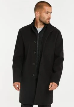 Threadbare Abrigo Clásico - Black