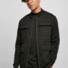 URBAN CLASSICS M65 Sweat Bomber - Chaquetas Bomber - Black