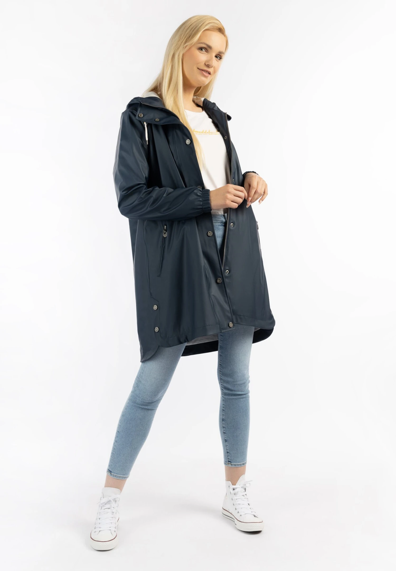 Schmuddelwedda Bridgeport - Impermeable - Marine - Imagen 2