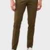 Slim Fit- Pantalones Chinos - Khaki