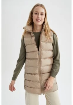 DeFacto Regular Fit - Chaleco - Ecru