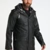 Schmuddelwedda 3-In-1 Regenmantel Acalmar - Sudadera Con Cremallera - Schwarz Dunkelgrau Melange