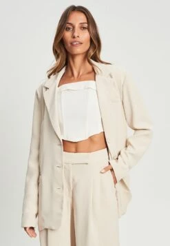 Calli Renila - Abrigo Corto - Stone