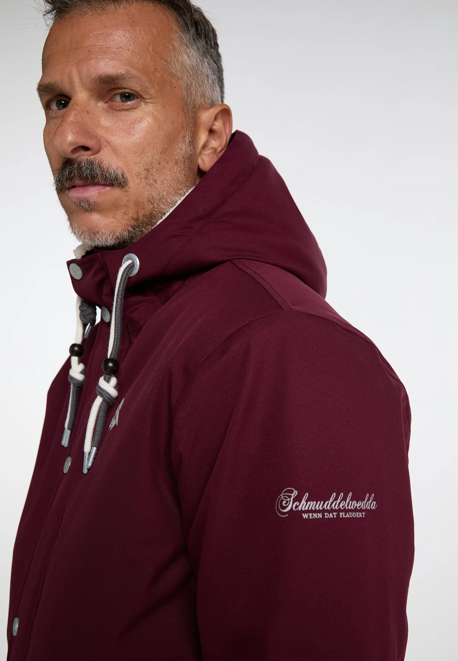 Schmuddelwedda Chaqueta De Invierno - Weinrot - Imagen 4