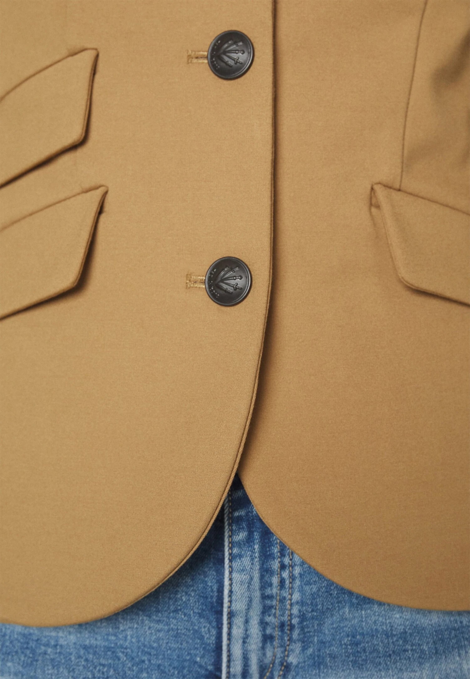 Rag & Bone Slade Ponte- Blazer - Camel - Imagen 8