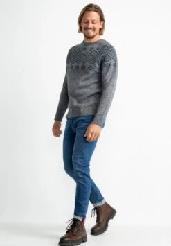 Petrol Industries Pullover - Jersey De Punto - Light Slate Melee