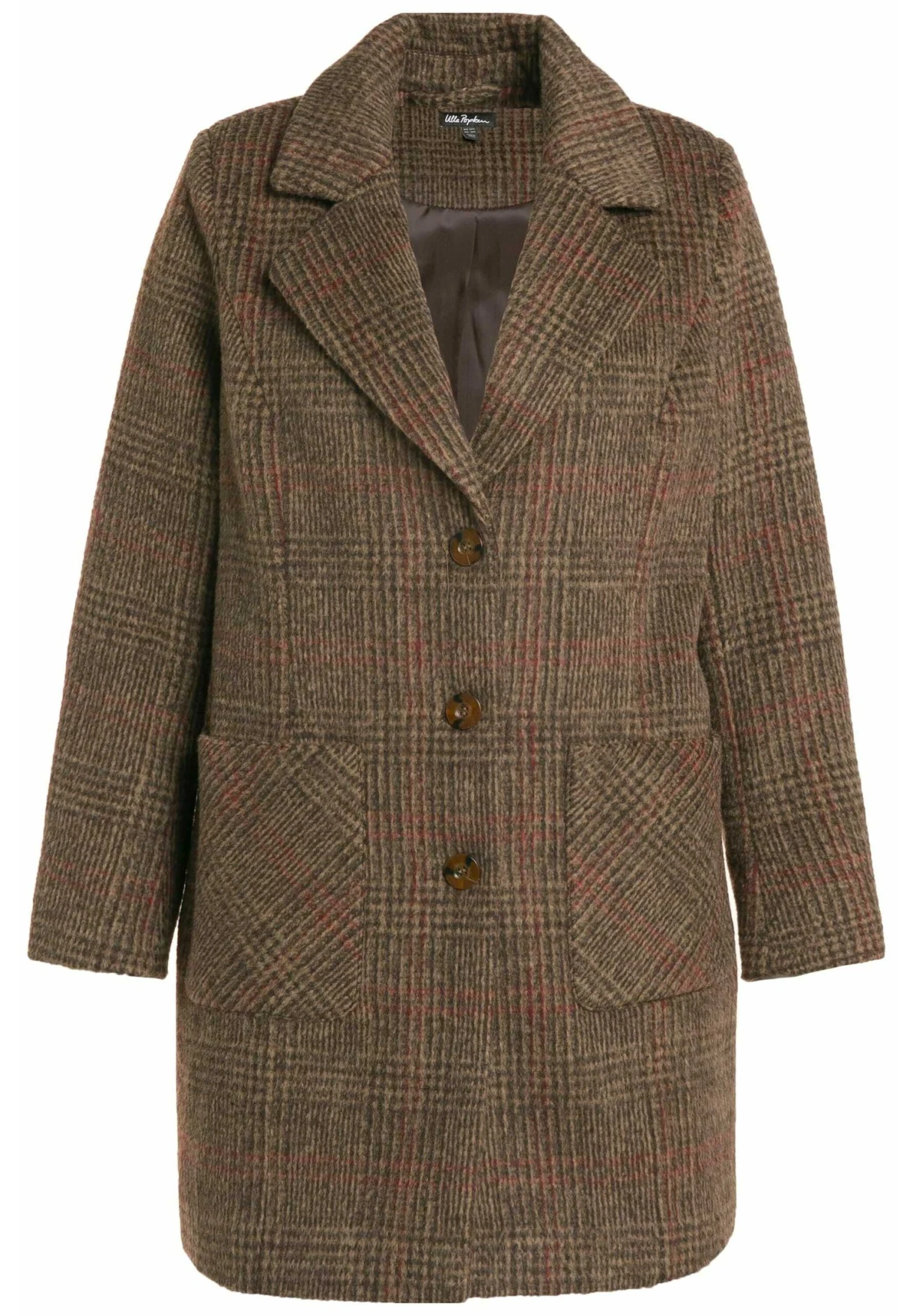 Ulla Popken Abrigo Clásico - Mahonibruin - Imagen 4