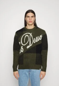 Les Deux Recycled- Jersey De Punto - Olive Night/Black