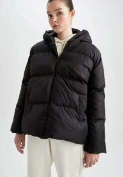 DeFacto Standart Fit - Abrigo De Invierno - Black