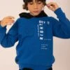 Minoti Printed - Jersey Con Capucha - Blue