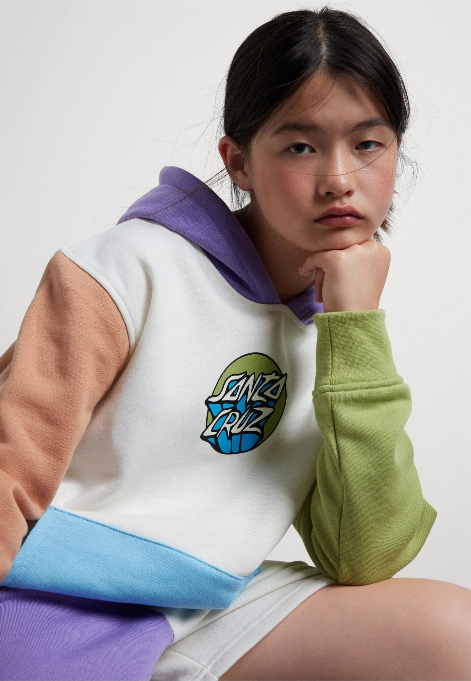 Santa Cruz Youth Fun Hood Unisex - Sudadera - Optic White