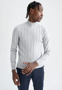 DeFacto Slim Fit - Jersey De Punto - Grey